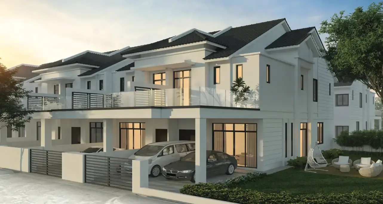 Frieden double-storey terrace homes at Bukit Minyak, Bukit Mertajam